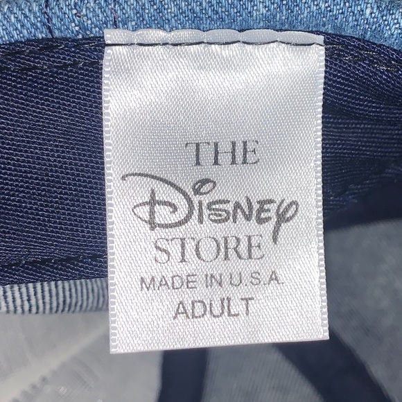 Vintage 90s Disney’s Pocahontas Movie Promo Denim Hat Suede - Picture 3 of 5